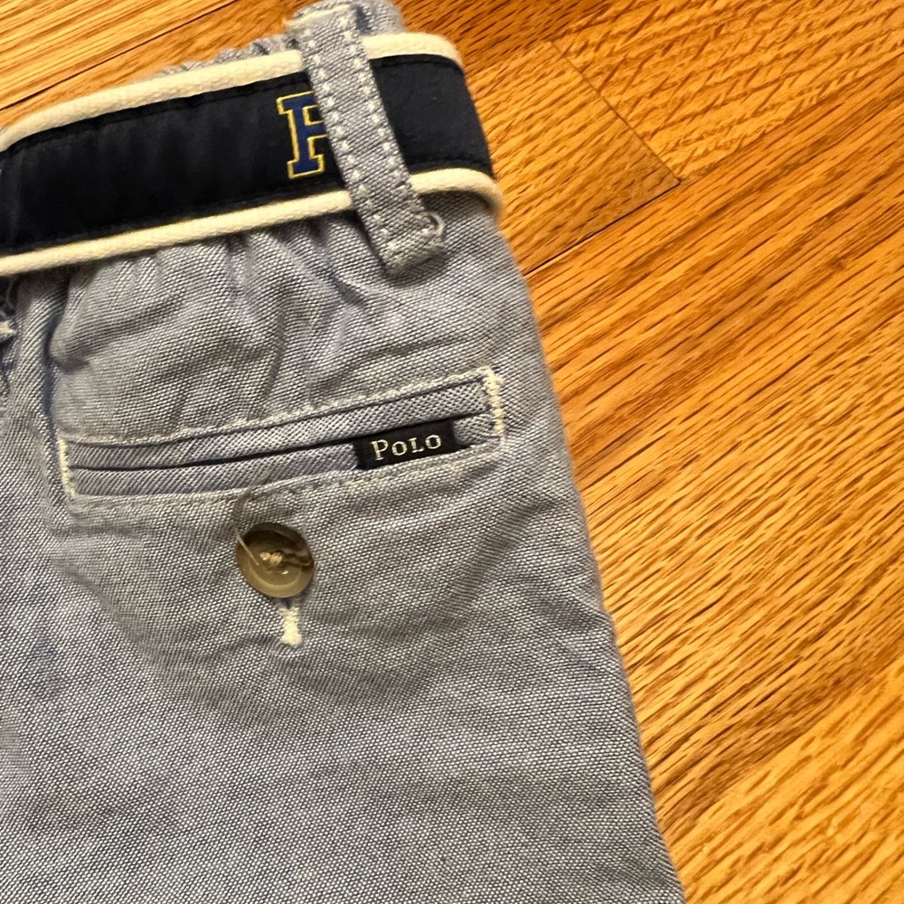 Ralph Lauren Light Blue Linen Pants 18M - Picture 5 of 5